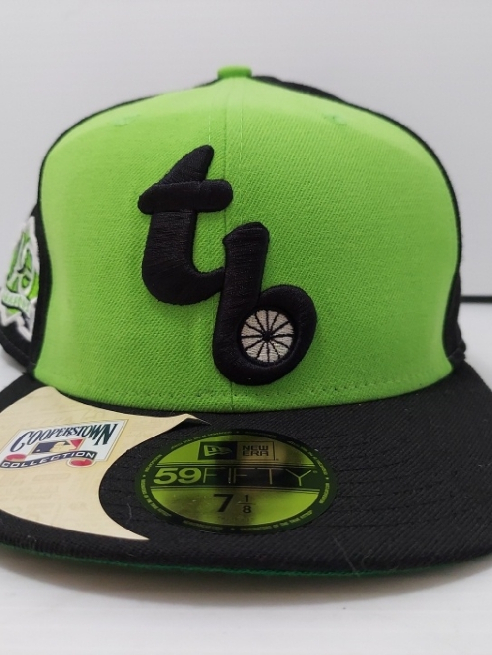 New Era Tampa Bay Rays 10th Anniversary Cooperstown Patch 59FIFTY Cap Size 7 1/8